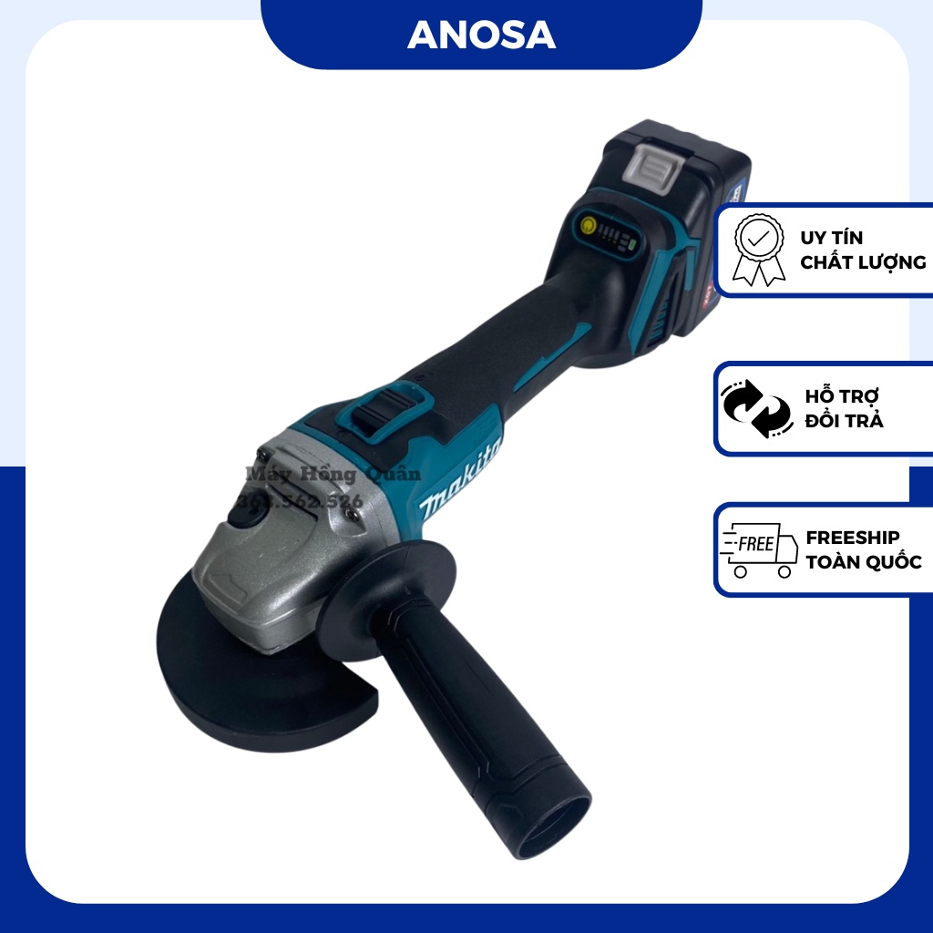 Thân máy mài cầm tay dùng pin phổ thông Makita, Dewalt, Hitachi không chổi than 100% lõi đồng