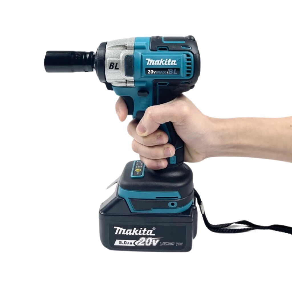 Máy siết bulong, máy bắn bulong Makita 20v không chổi than - chân pin thông dụng
