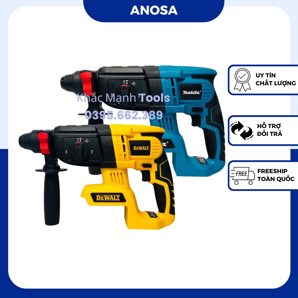 Thân máy khoan bê tông pin MAKITA, DEWALT động cơ không chổi than