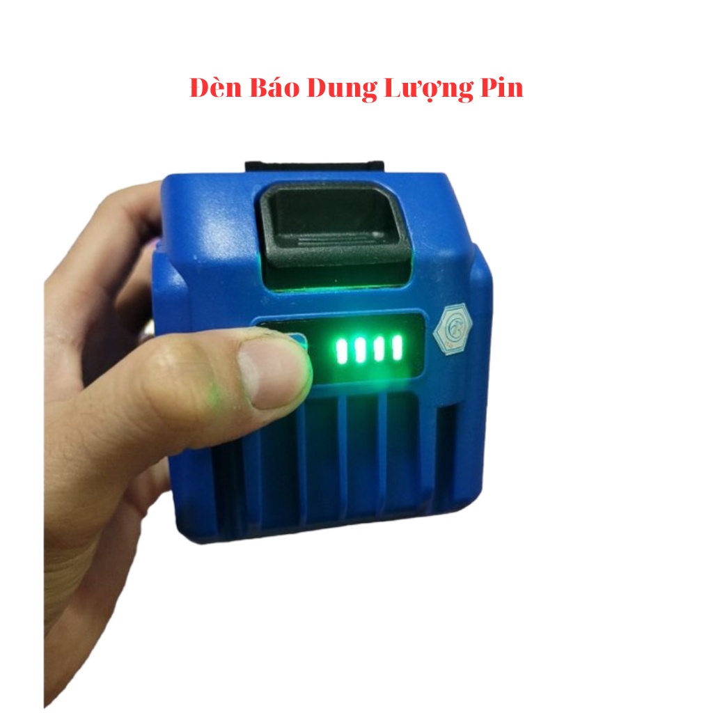 Pin 10 cell, pin 15 cell chân pin phổ thông mạch 3 mosfet chống cháy có đèn báo pin Cell 1600mAh