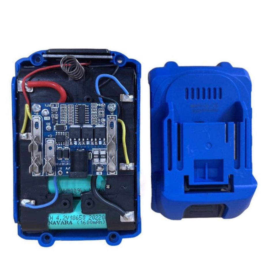 Pin 10 cell, pin 15 cell chân pin phổ thông mạch 3 mosfet chống cháy có đèn báo pin Cell 1600mAh