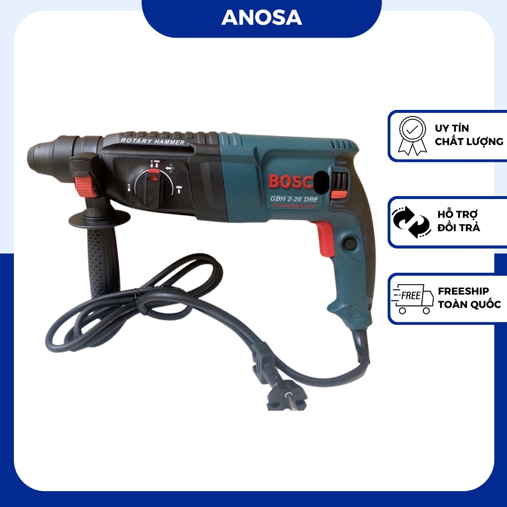 Máy khoan bê tông Bosch 2-26 - Công suất 1000W dây đồng 100%
