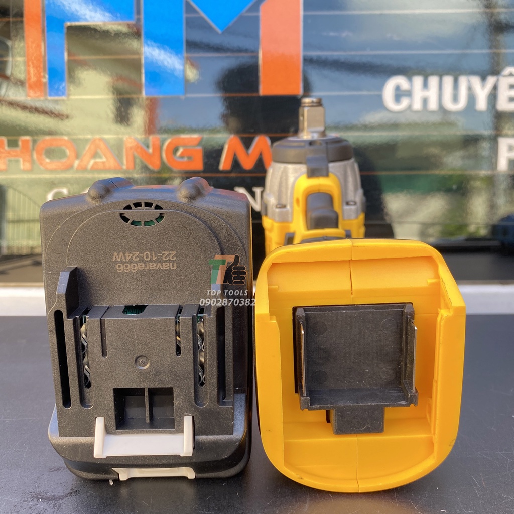 Máy siết bulong, máy bắn bulong Dewalt sử dụng chân Pin thông dụng, Đầu 2 trong 1