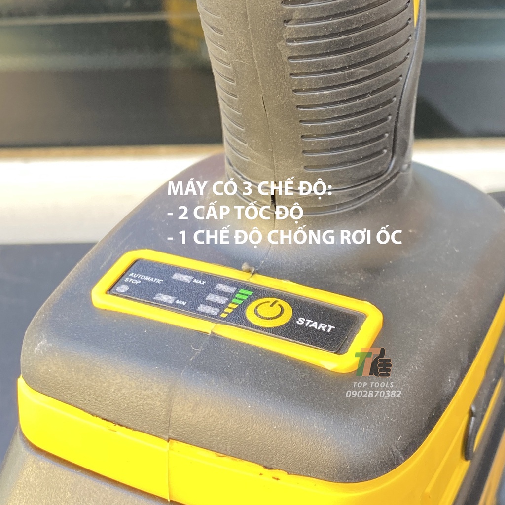 Máy siết bulong, máy bắn bulong Dewalt sử dụng chân Pin thông dụng, Đầu 2 trong 1
