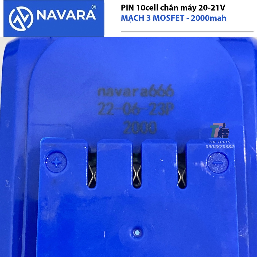 Pin máy khoan, pin máy siết bulong, Pin 10 cell 21V mạch 3 mosfet
