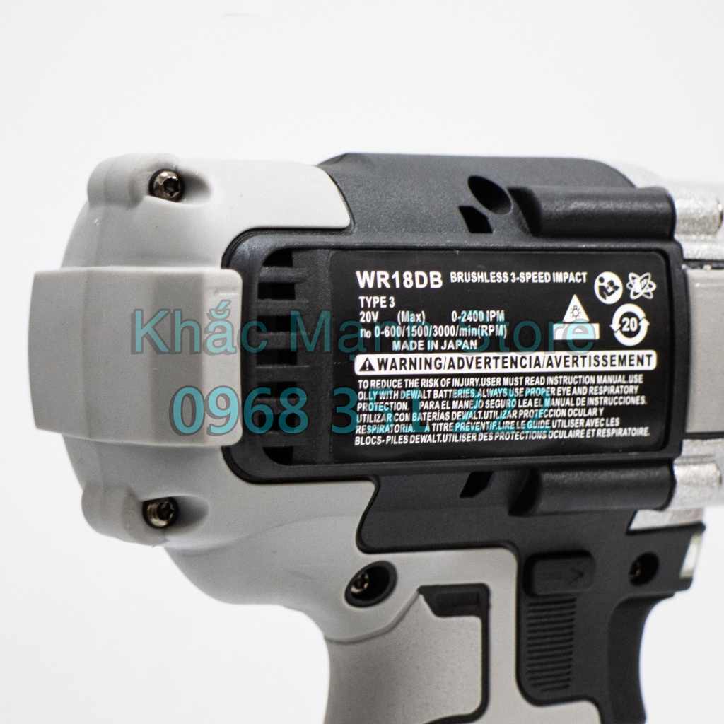 Máy siết bulong Hitachi 20v không chổi than, máy bắn bulong lực siết 880N.m pin khủng hàng cao cấp