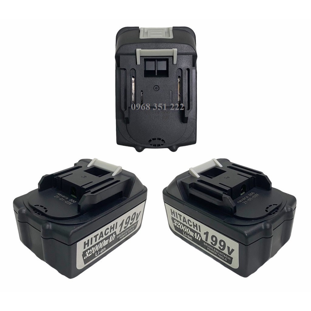 Pin Hitachi 199v, pin máy khoan chân pin thông dụng - pin 10 cell