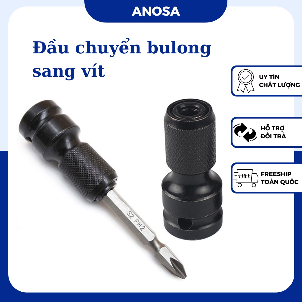 Đầu chuyển đổi bulong 1/2 sang bắn vít