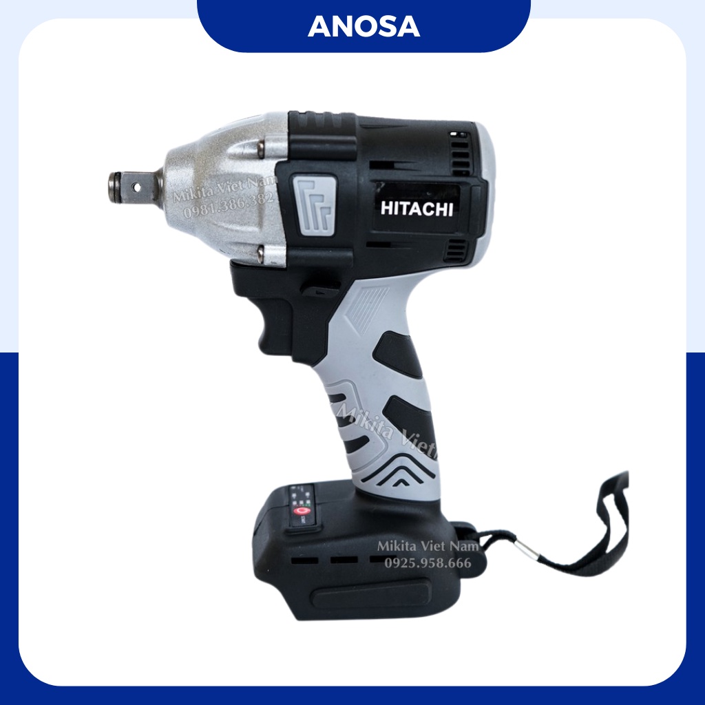 Thân máy siết bulong Hitachi không chổi than đầu 2 trong 1
