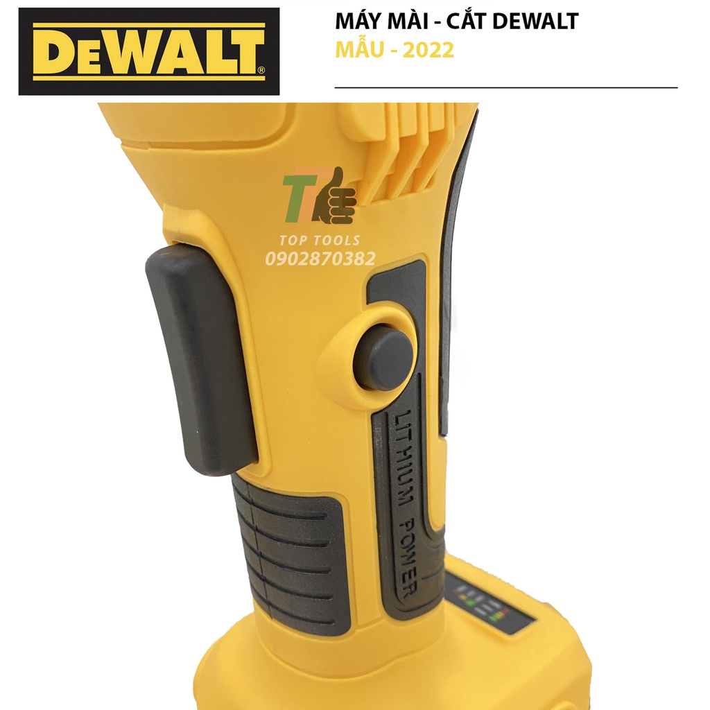 Máy mài pin Dewalt 199v, máy cắt pin cầm tay không chổi than