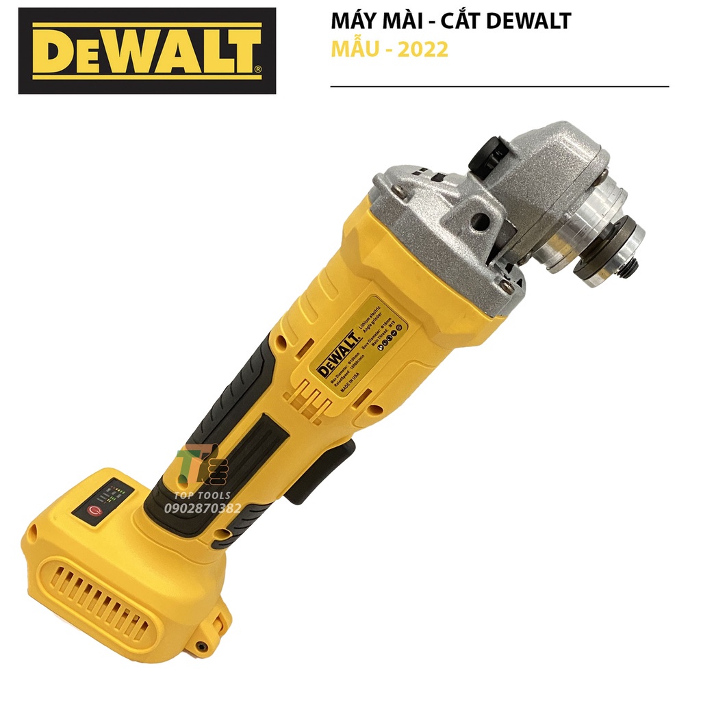 Máy mài pin Dewalt 199v, máy cắt pin cầm tay không chổi than