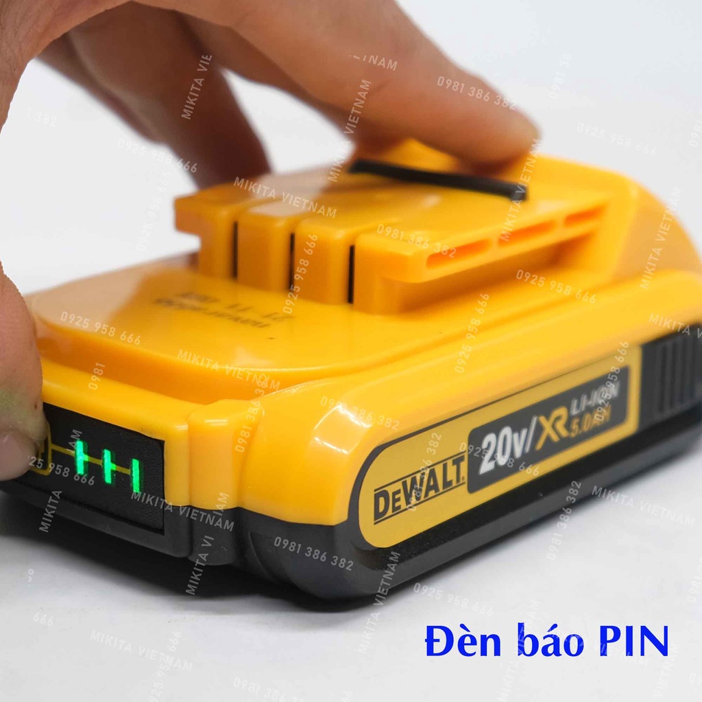 Máy khoan pin Dewalt 20v cầm tay, động cơ không chổi than, kèm bộ 24 chi tiết