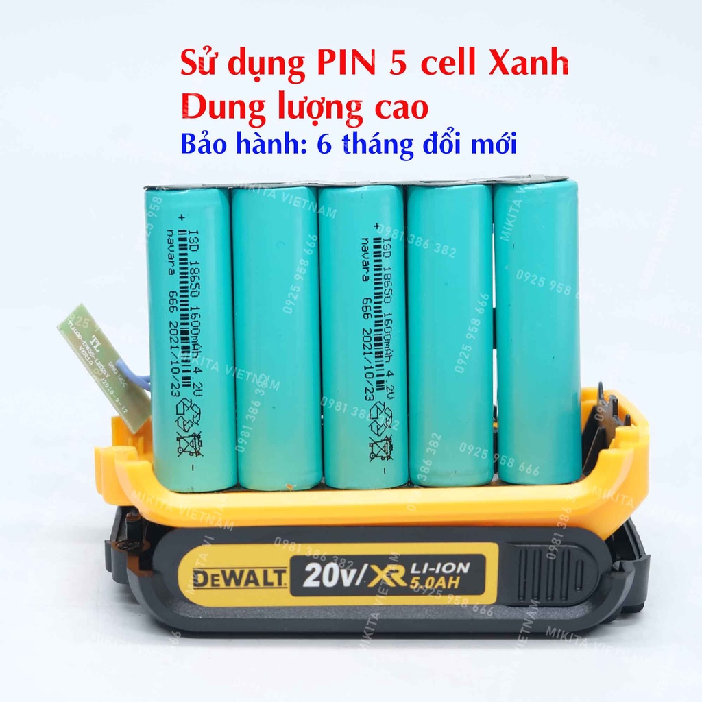Máy khoan pin Dewalt 20v cầm tay, động cơ không chổi than, kèm bộ 24 chi tiết
