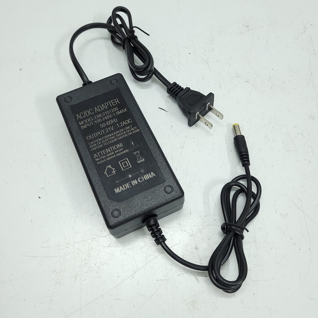 Sạc Adaptor 21v cho máy cầm tay chạy pin, nguồn ra 21V 0.8A - 21V 1.2A