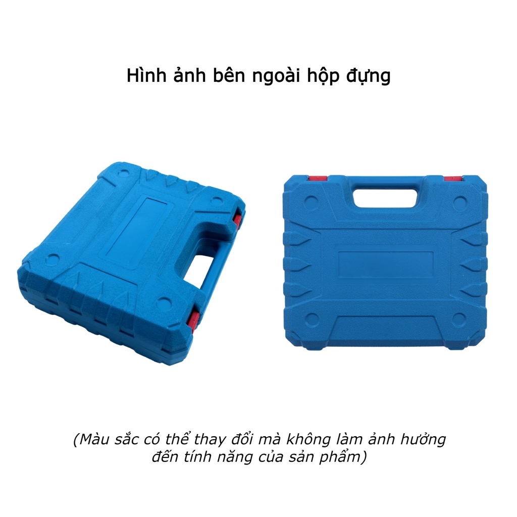 Hộp đựng máy khoan kèm phụ kiện 24 chi tiết