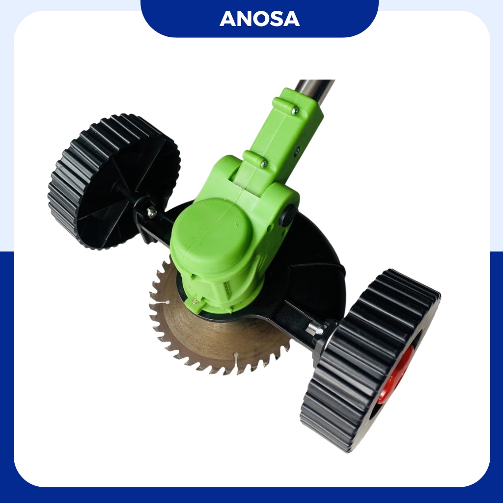 Bánh xe máy cắt cỏ dùng pin Hitachi, Lapusen dành cho cắt thảm cỏ