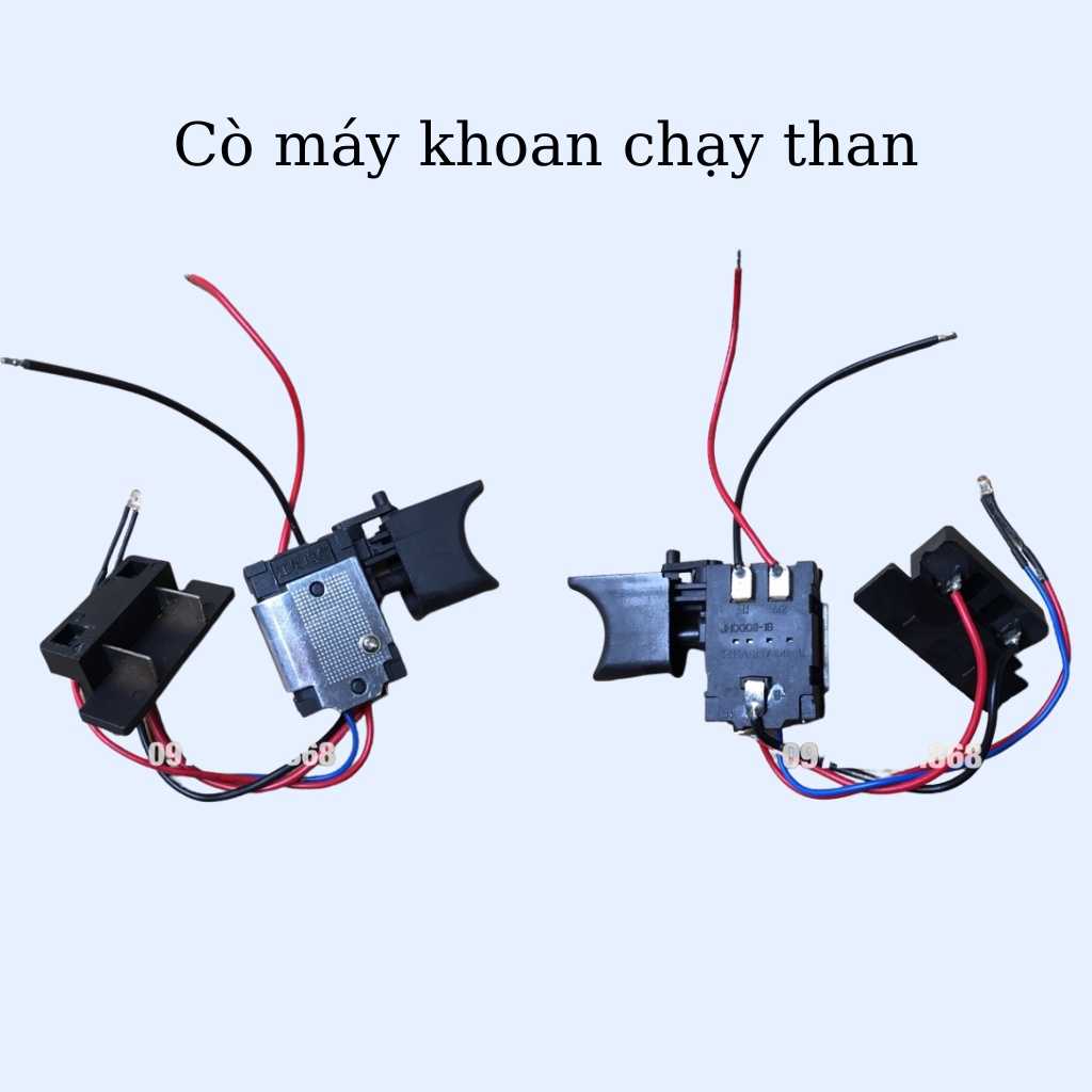 Công tắc máy khoan pin chạy than có điều tốc