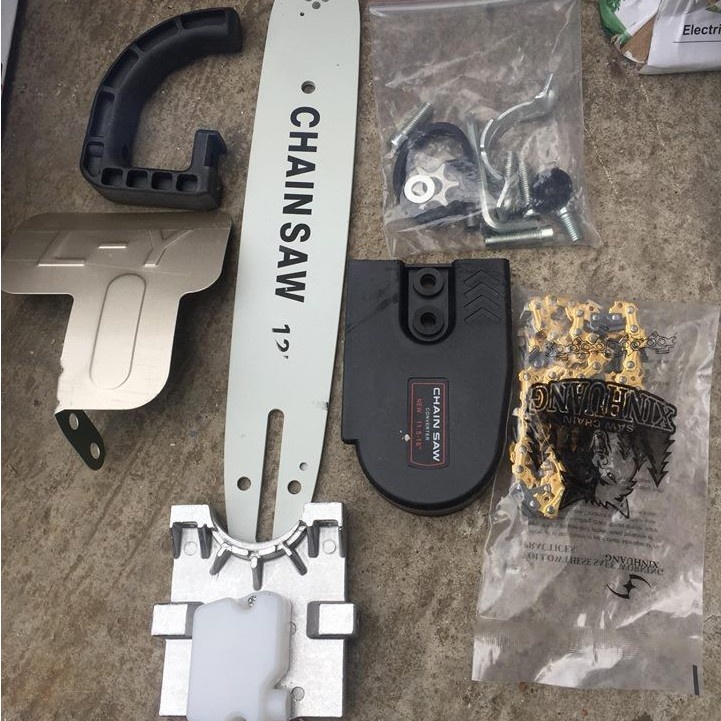 Lưỡi cưa xích gắn máy mài CHAINSAW tra dầu tự động