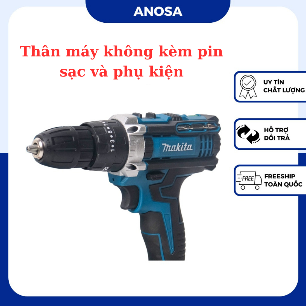 Thân máy khoan Makita, Dewalt 72v 3 chức năng có búa