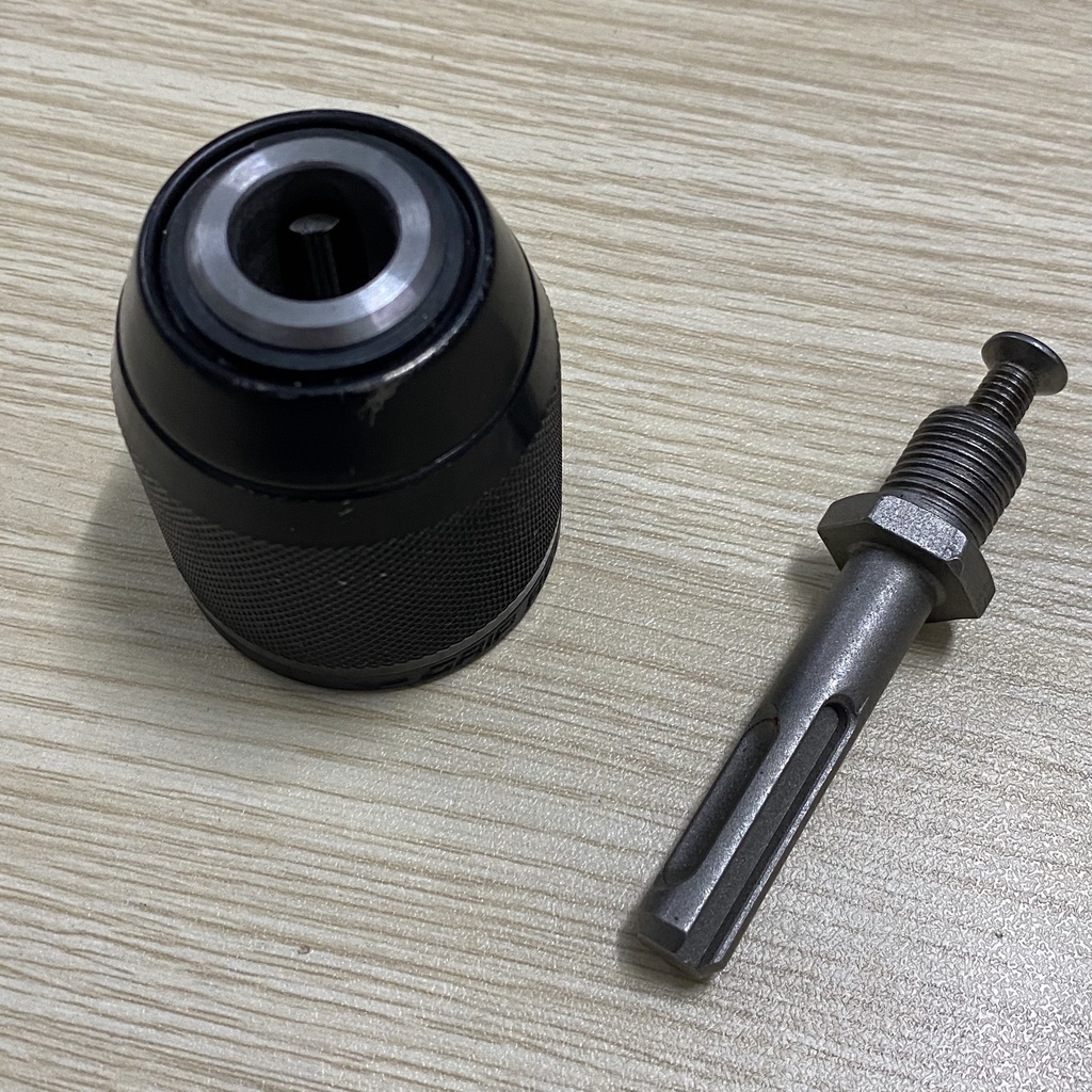 Đầu kẹp mũi khoan auto lock 13mm chuôi ren 1/2 dùng cho khoan điện và khoan pin