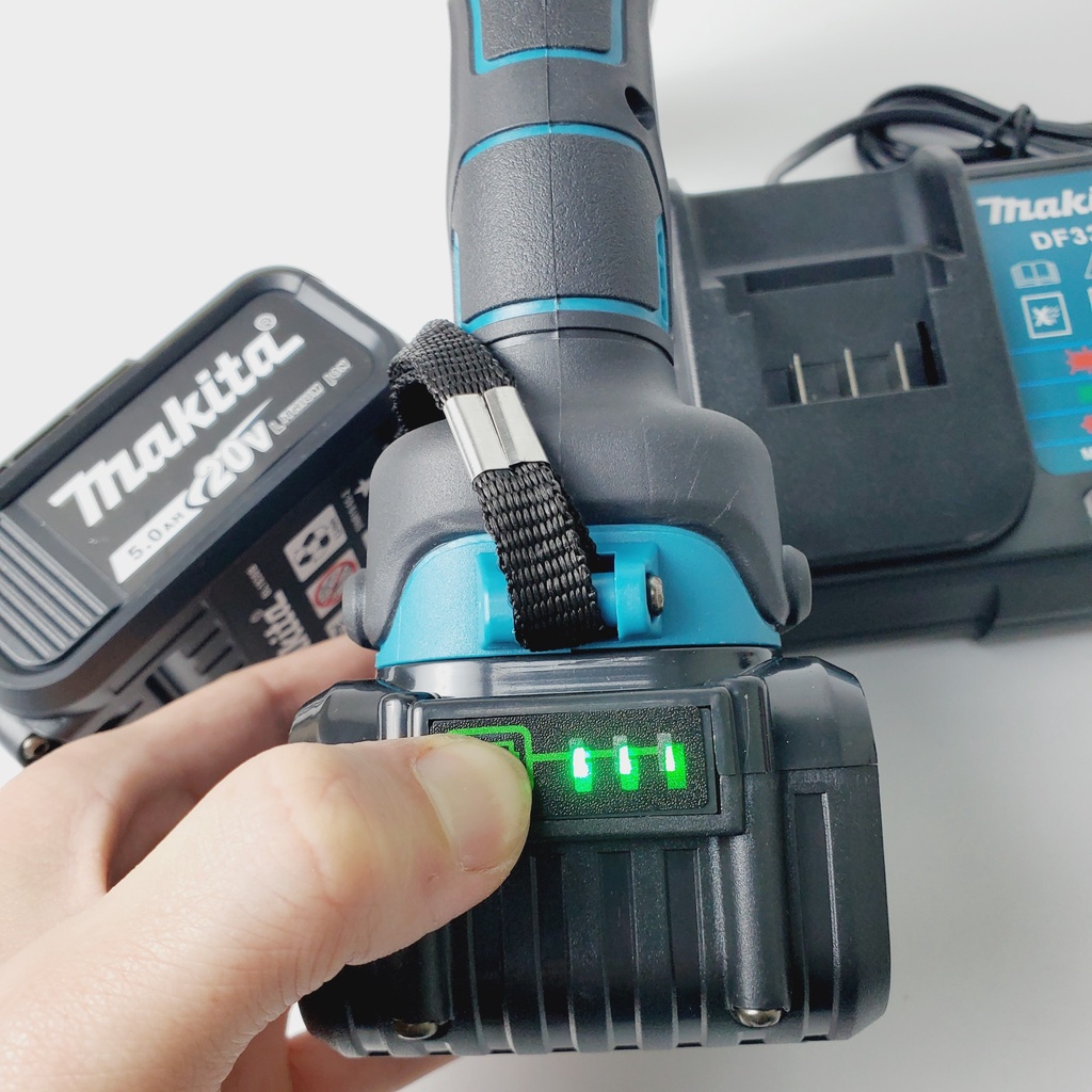 Máy khoan pin Makita 20v cầm tay hàng cao cấp, khoan pin 3 chức năng, động cơ không chổi than