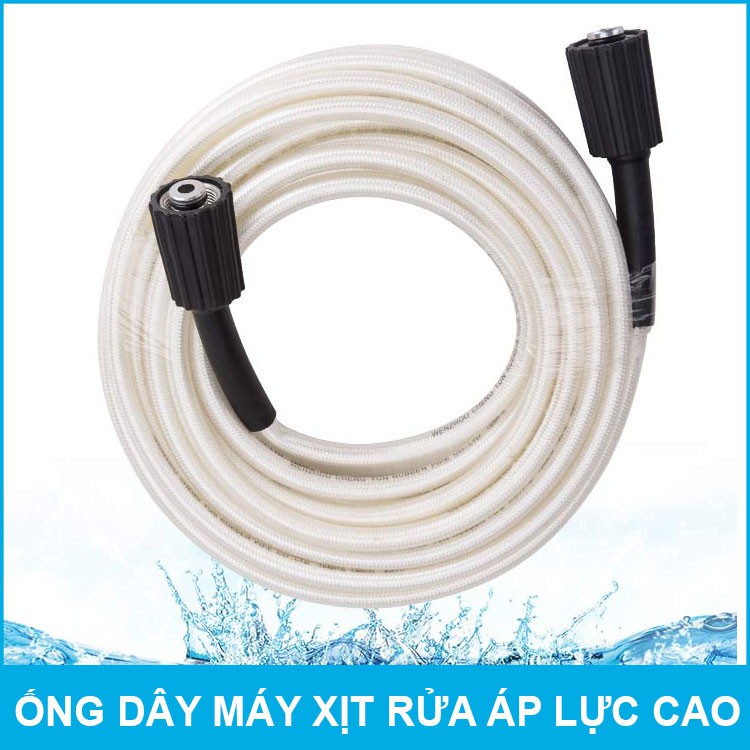 Dây xịt rửa xe áp lực cao 3 lớp lõi 10M-15M- 20M