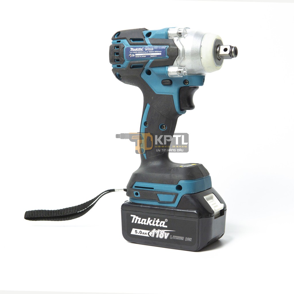 Máy siết bulong Makita 199v không chổi than, máy bắn bulong Makita