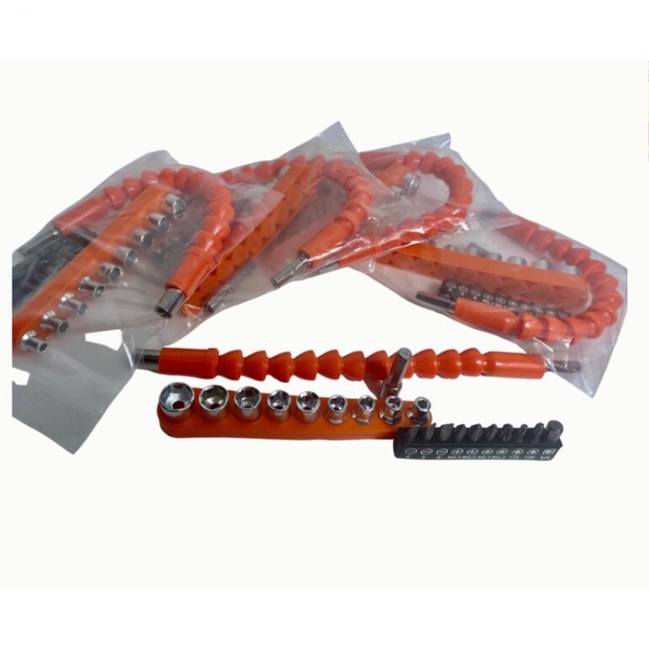 Bộ phụ kiện đa năng dành cho máy siết bulong, máy khoan pin - 31 chi tiết
