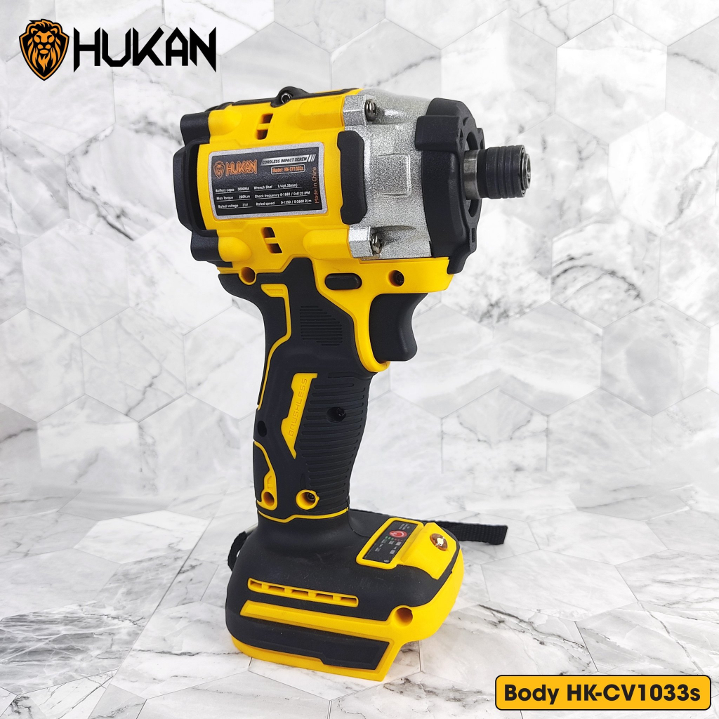 Thân Máy Chuyên Vít HUKAN HK-CS1033S Lực Siết 280N.m Động Cơ Không Thổi Than Tặng Hộp Nhựa