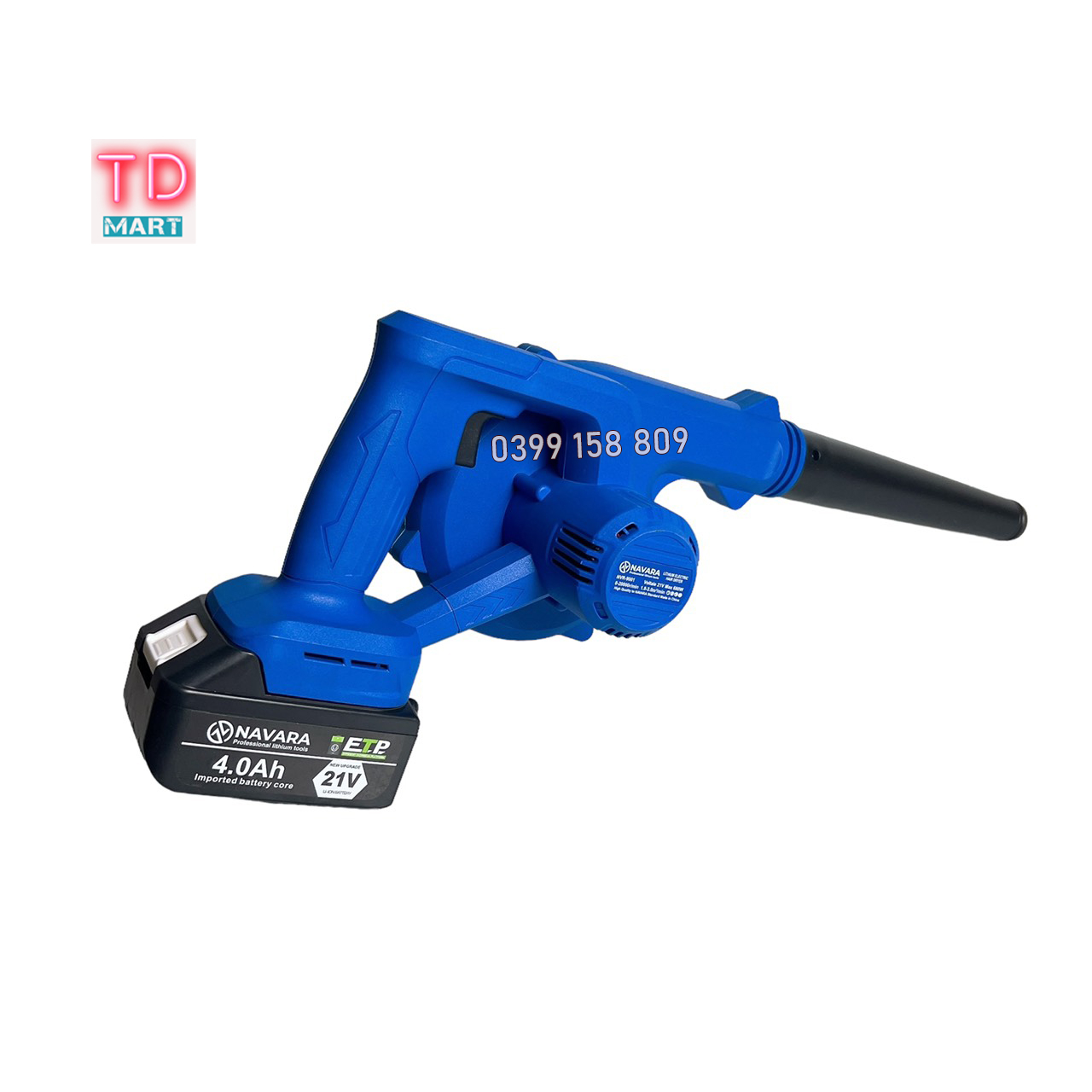 Máy Thổi Bụi Dùng Pin 21V Navara Chân Pin Makita Phổ Thông