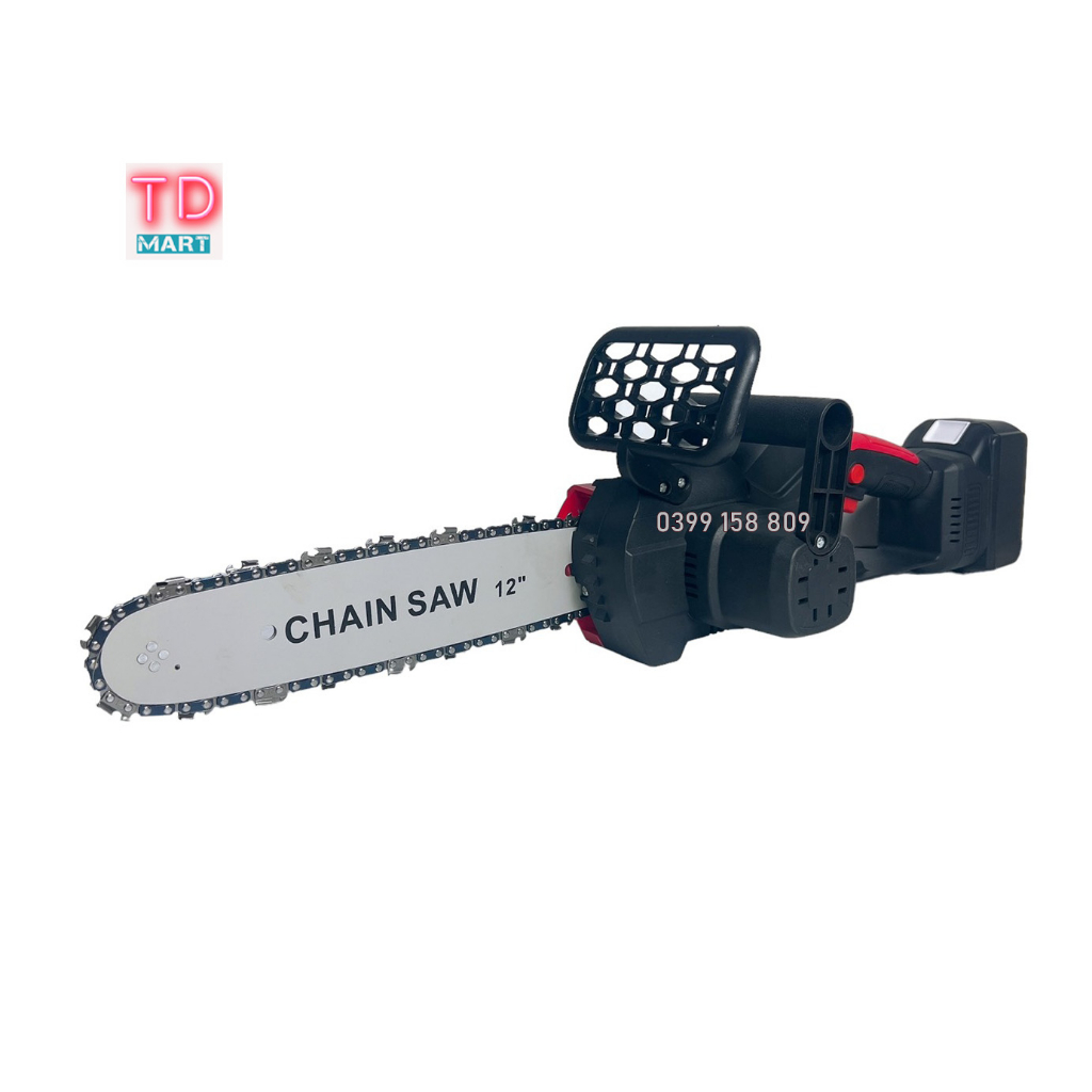 Máy cưa xích Pin KUTAN không chổi than lam xích 12inch (chung chân pin Makita 18V)