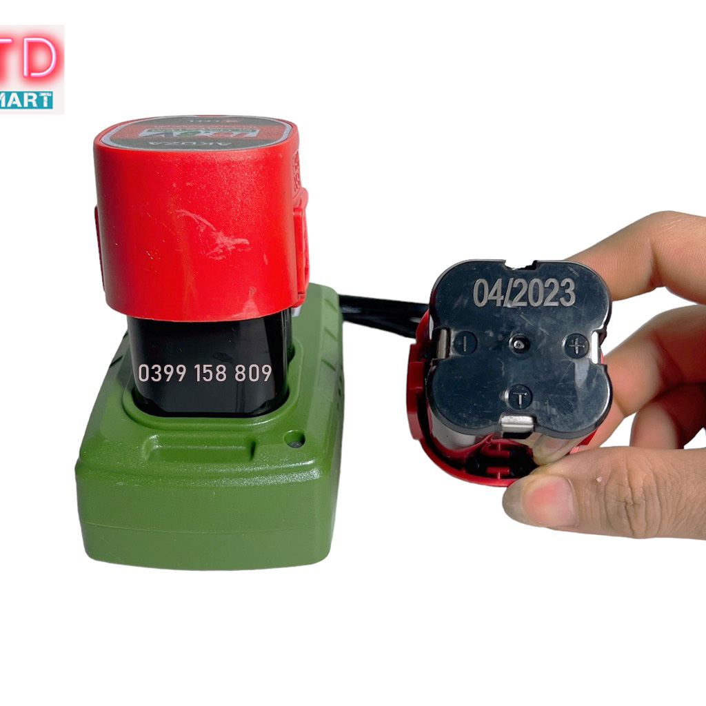 Máy Khoan Dùng Pin 16,8V AKUZA K3 Không Chổi Than Đầu Kẹp Autolook 10mm Pin 4 Cell