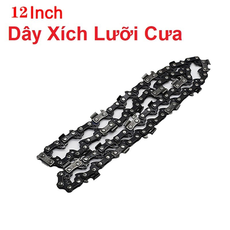 Xích 12 Inch Lắp Bộ Cưa Xích Gắn Máy Mài Chainsaw