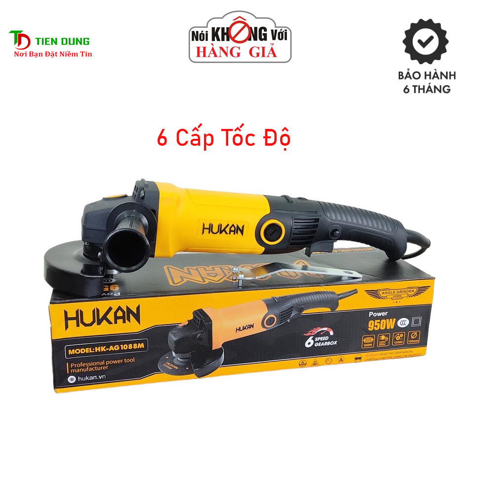 Máy Mài Góc HUKAN HK-AG1088M Công Suất 950w Có Điều Chỉnh 6 Cấp Tốc Độ