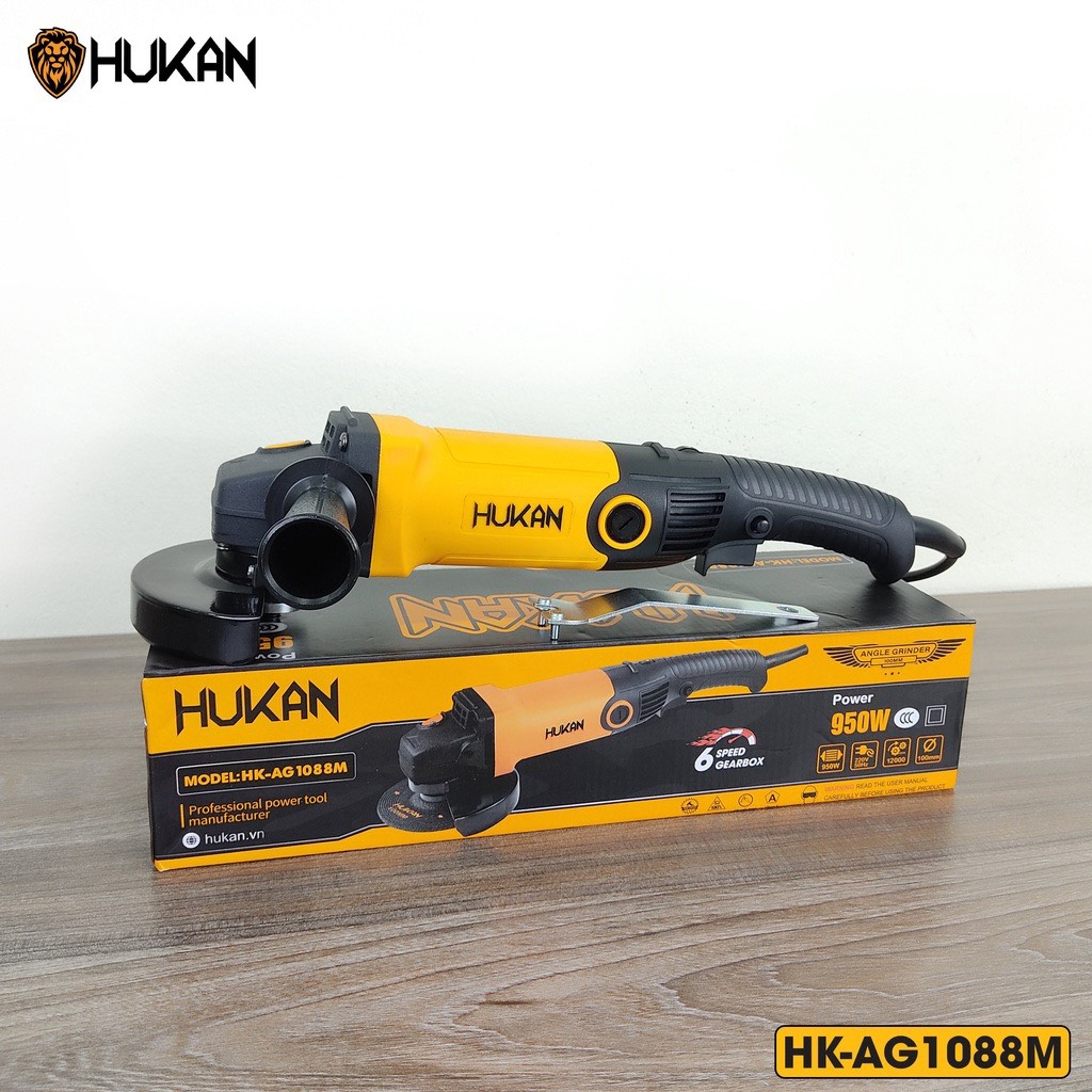 Máy Mài Góc HUKAN HK-AG1088M Công Suất 950w Có Điều Chỉnh 6 Cấp Tốc Độ