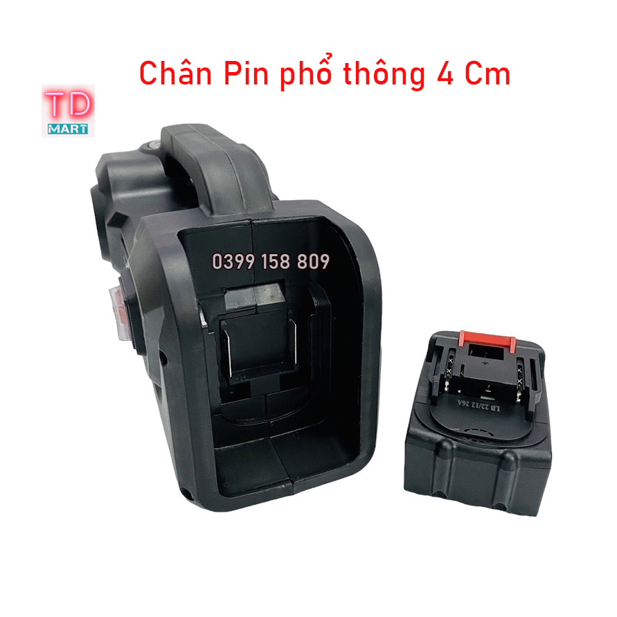 Máy Xịt rửa pin KMAX dùng chân pin Makita Phổng Thông, Pin 15 Cell