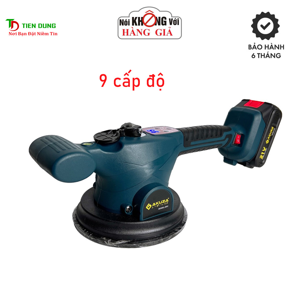 Máy rung hít gạch AKUZA V7 CAO CẤP 9 cấp độ, chân pin phổ thông 4cm