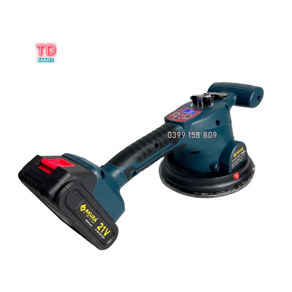 Máy rung hít gạch AKUZA V7 CAO CẤP 9 cấp độ, chân pin phổ thông 4cm