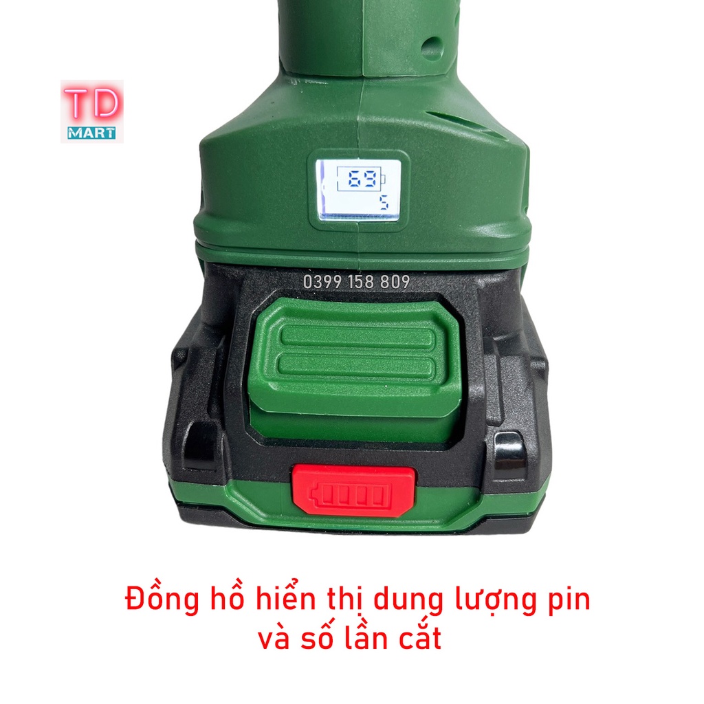 Kéo Cắt Cành Dùng Pin Dekton M21-MCC32 / Có Khóa An Toàn / Motor Brushless / Chân Pin Phổ Thông