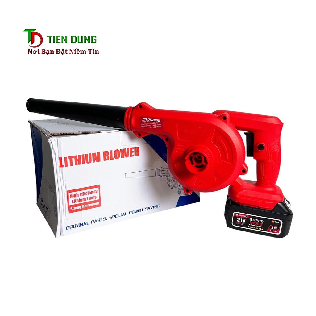 Máy Thổi Bụi Dùng Pin DRAMA Chân Pin Makita Phổ Thông