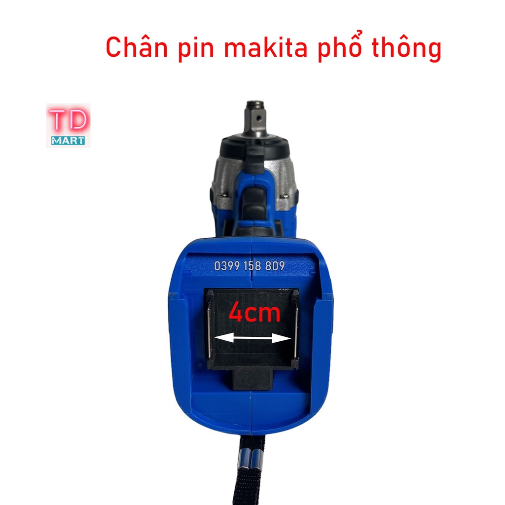 Thân máy siết bulong Navara 6001 Không chổi than Chân Pin Phổ Thông