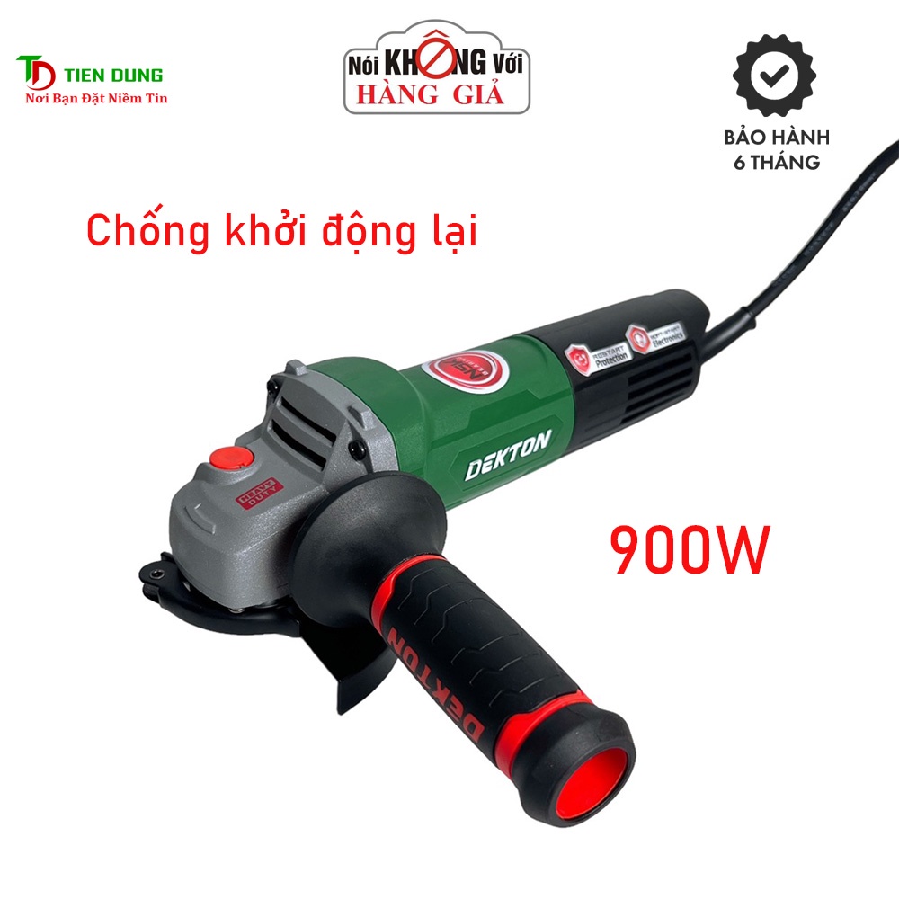 Máy Mài Góc Dekton DK-AG901R / Công Tắc Đuôi / Chức Năng Chống Khởi Động Lại