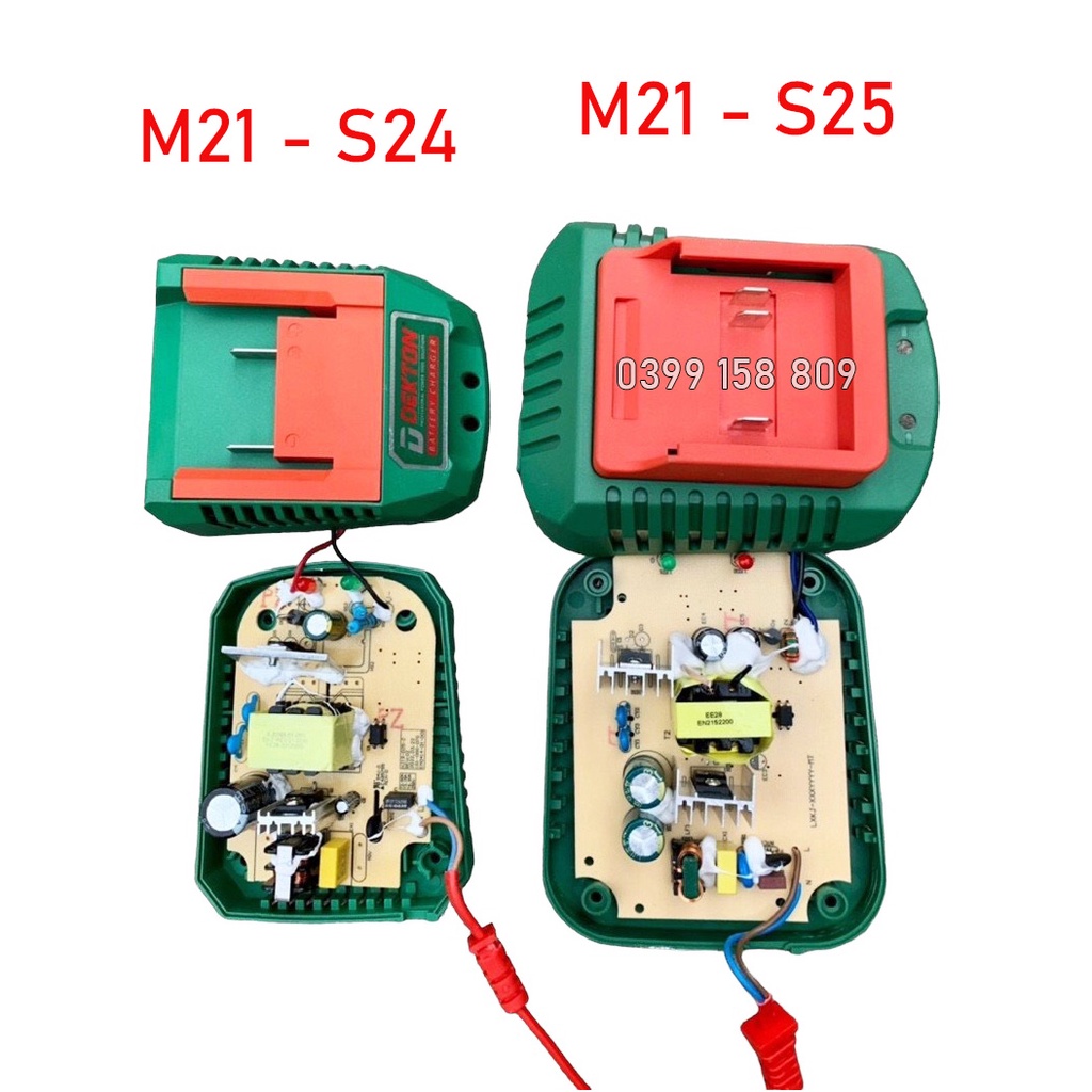 Sạc Pin Dekton M21-S25 2500mAh siêu nhanh thế hệ mới 2023