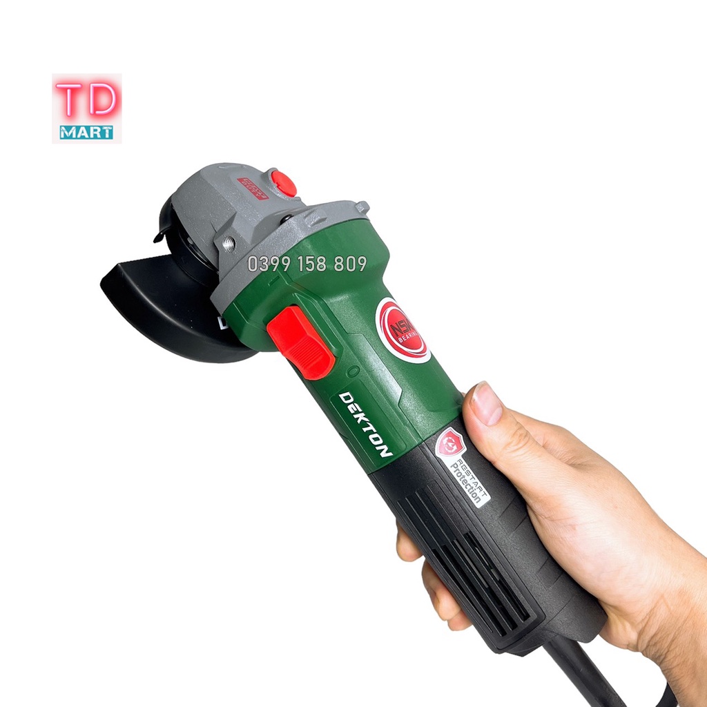 Máy Mài Góc Dekton DK-AG900R / Công Tắc Trượt / Chức Năng Chống Khởi Động Lại