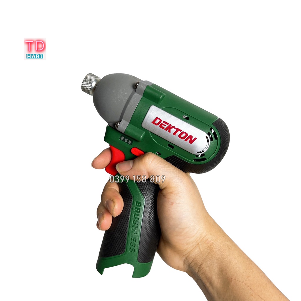Thân Máy Chuyên Vít Dùng Pin 16,8V Dekton D16-CV150BL - Motor Brushless - Lực Siết 150Nm