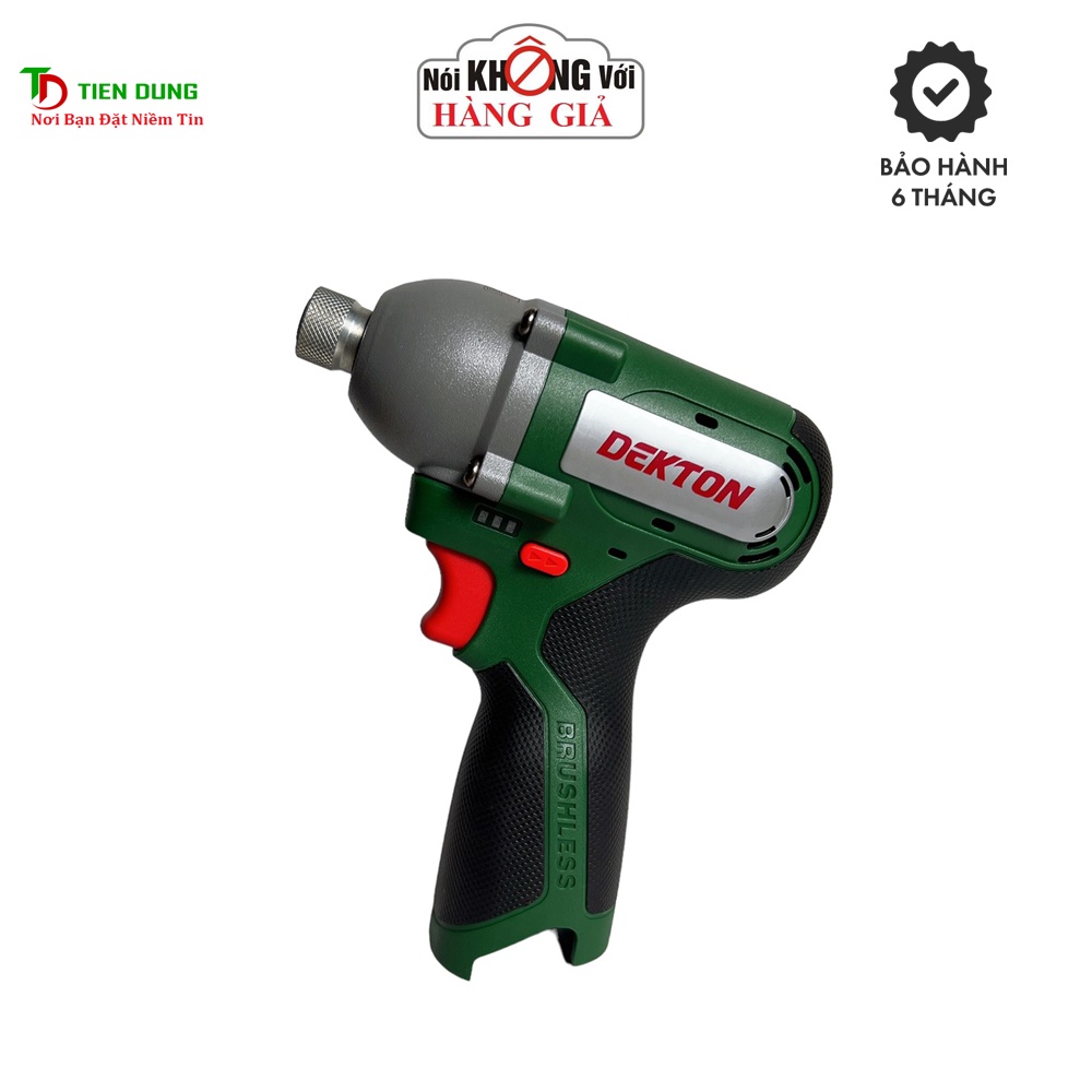 Thân Máy Chuyên Vít Dùng Pin 16,8V Dekton D16-CV150BL - Motor Brushless - Lực Siết 150Nm