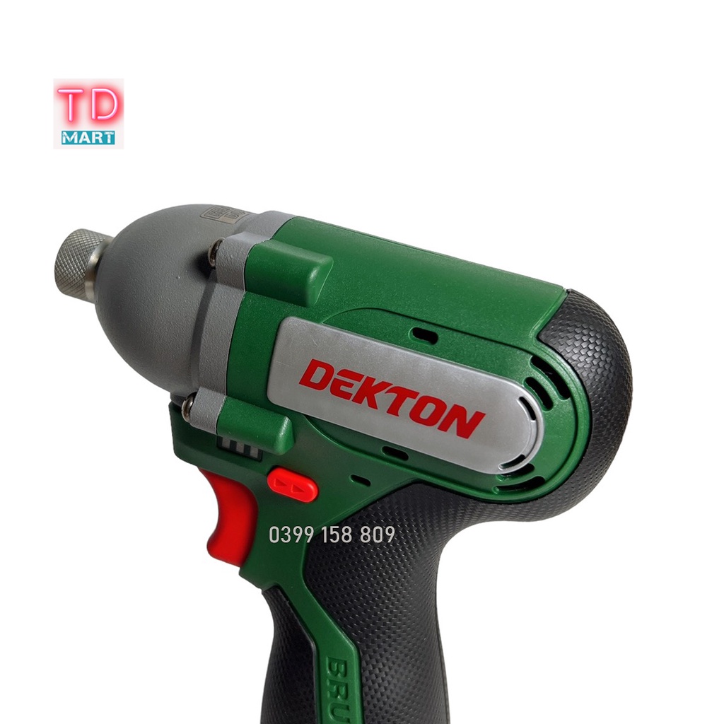 Thân Máy Chuyên Vít Dùng Pin 16,8V Dekton D16-CV150BL - Motor Brushless - Lực Siết 150Nm