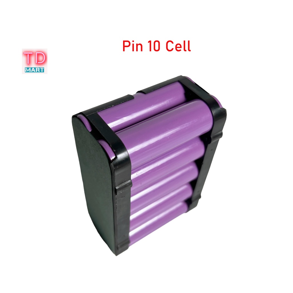 Máy Cưa xích pin 21V 10 cell không chổi than có bình bơm nhớt, Lam 6 Inch