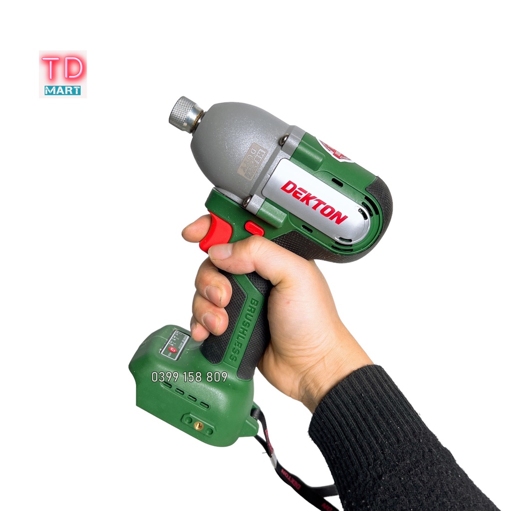 Máy Chuyên Vít Dùng Pin Dekton M21-IW380N - Lực Siết 380Nm - Motor Brushless