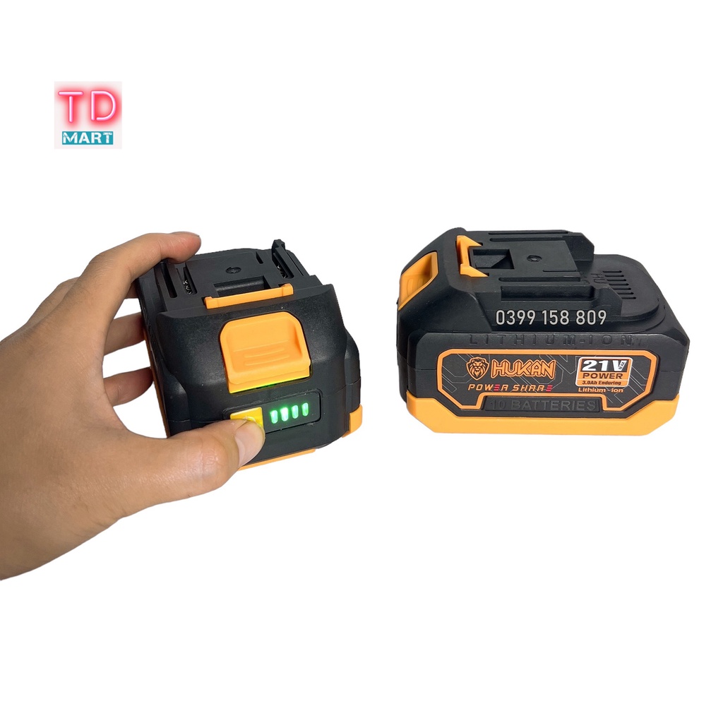 Khoan pin không chổi than ba chức năng HUKAN HK-533BL khoan tường | gỗ | thép